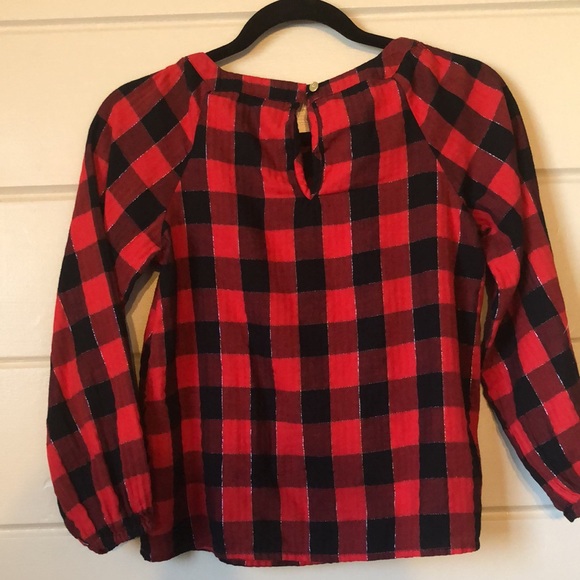Crewcuts Plaid Blouse Top Tunic - Picture 3 of 9